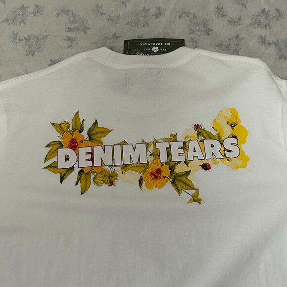 Denim Tears Crown Made of Cotton Tee - Picture 4 of 6